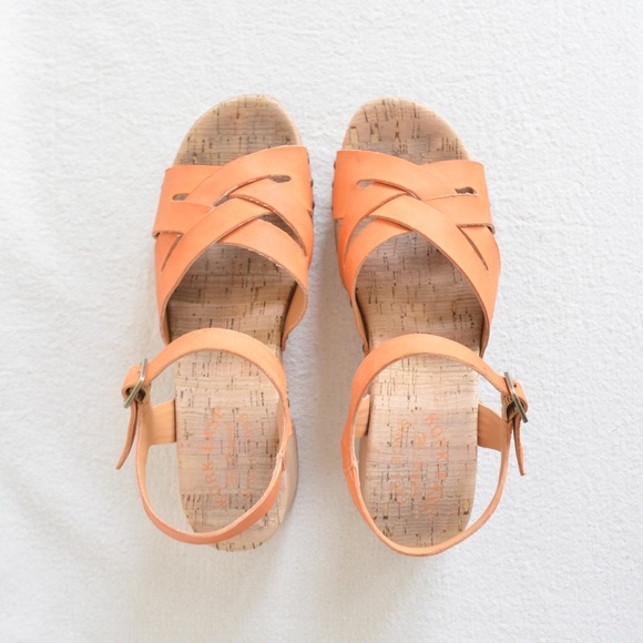 Korkease tia sandals in orange melon - Picture 2 of 3